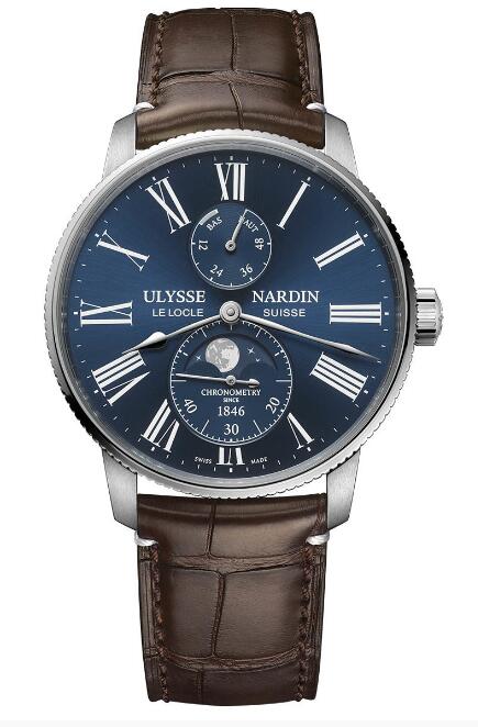 Ulysse Nardin Marine Torpilleur Moonphase Blue Limited Edition 42mm 1193-310LE-3A-175/1B watch